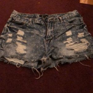 Jean shorts